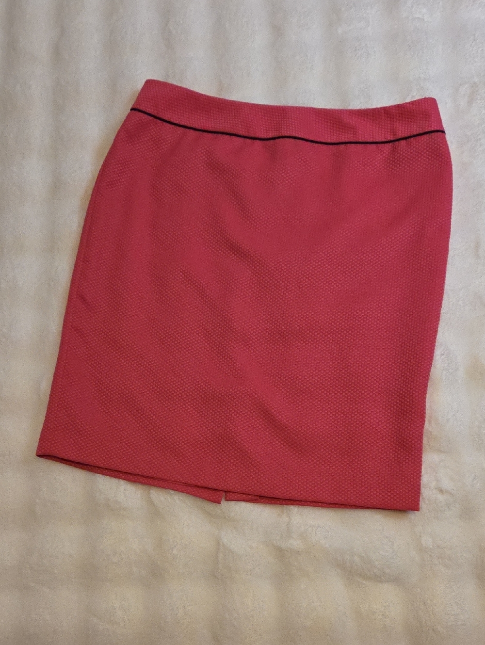 Classic Pink Pencil Skirt - Women's Tailored Office Skirt